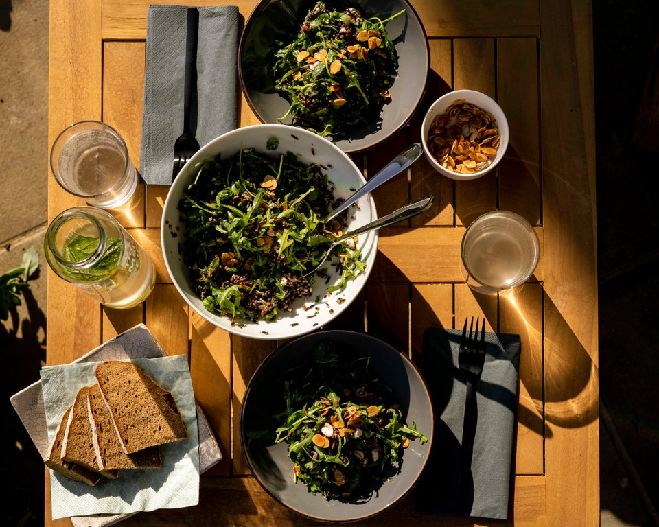Arugula & Black Rice Salad